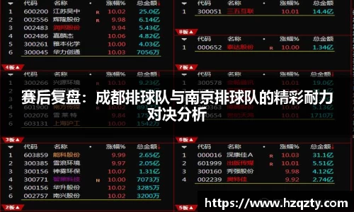 赛后复盘：成都排球队与南京排球队的精彩耐力对决分析