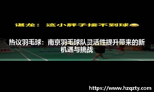 热议羽毛球：南京羽毛球队灵活性提升带来的新机遇与挑战