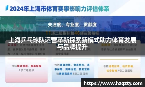 上海乒乓球队运营革新探索新模式助力体育发展与品牌提升